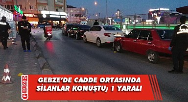 Gebze'de 2 husumetli birbirine ateş açtı!