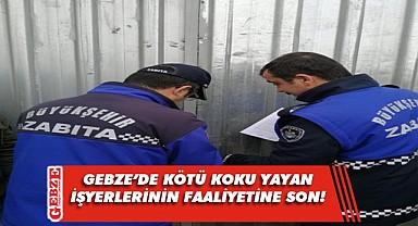 Gebze'de çevreyi kirleten iki işyerinin faaliyetine son verildi