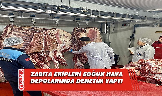 Gebze zabıtası kasap denetiminde