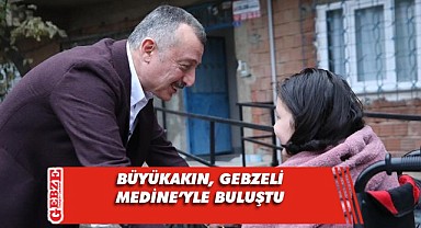 Gebzeli Medine'nin evine engelli rampası yapıldı