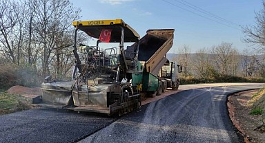 Gölcük Hamidiye-Şevketiye grup köy yolu asfaltlandı
