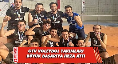 GTÜ voleybol takımları turnuvadan iki kupayla döndü