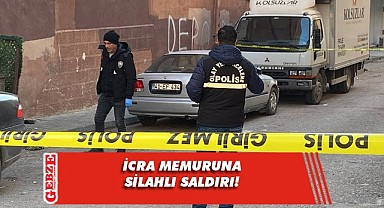 İşe gitmek için evinden çıkan icra memuruna silahlı saldırı