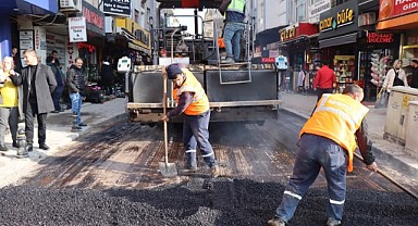 İstiklal Caddesi 2. etapta asfalt çalışmaları başladı
