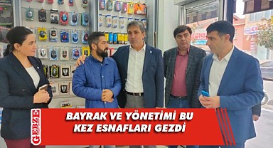 İYİ Parti Çayırova, esnafları gezdi