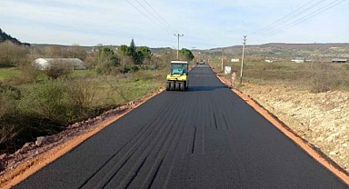 Kandıra Akçaova-Deliveli grup köy yolunda üstyapı