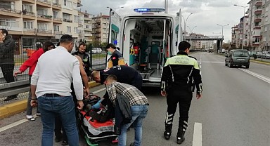 Karamürsel'de panelvanın çarptığı yaya yaralandı!