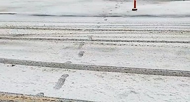 Kartepe'de kar yağışı başladı