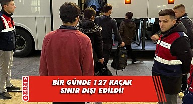 Kocaeli'de 127 düzensiz göçmen sınır dışı edildi!