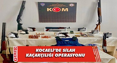 Kocaeli'de silah kaçakçılığı operasyonunda 8 kişi yakalandı!