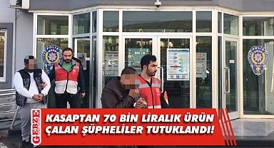 Körfez'de kasap deposundan hırsızlık yapan 2 kişi tutuklandı