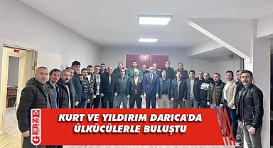Kurt, MHP Darıca yönetimiyle bir araya geldi