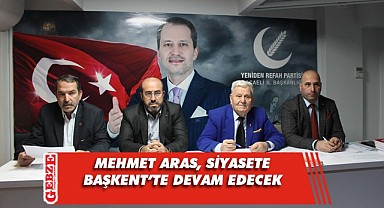 Mehmet Aras, il başkanlığı görevine veda etti