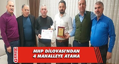 MHP Dilovası'nda 4 mahalleye başkan atandı