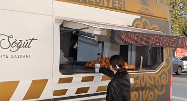 Öğrencilere sıcak çorba ikramı