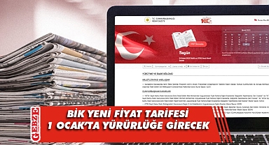 Resmi İlan Fiyat Tarifesi yenilendi