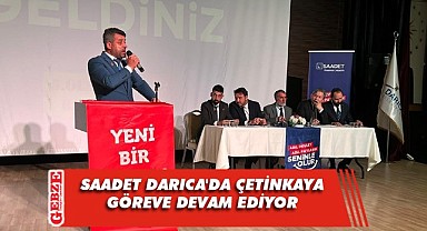 Saadet Darıca'da Çetinkaya güven tazeledi