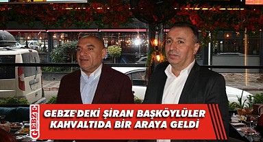 Şiran Başköylüler Derneği üyeleri Gebze'de buluştu