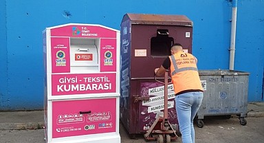 Tekstil atık toplama kumbaraları yenileniyor