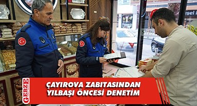 Zabıtadan yılbaşı öncesi denetim