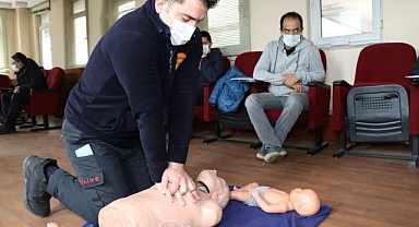 2022 yılında 740 kişiye temel ilkyardım eğitimi