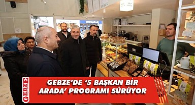 5 başkan Hacı Halil Mahallesi’ni gezdi