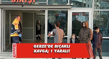 Arapçeşme'de bıçaklı kavga; 1 yaralı!