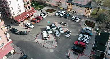 Atatürk Bulvarında üst yapı tamamlandı