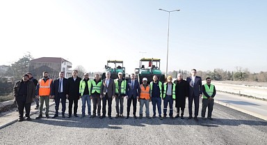 Büyükakın, stadyum bağlantı yolları projesini inceledi