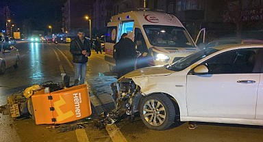 Cadde üzerinde dönüş yapmaya çalıştı, kazaya sebep oldu