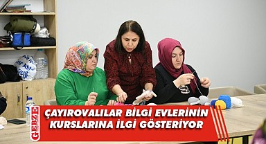 Çayırova'daki kurslar büyük ilgi görüyor