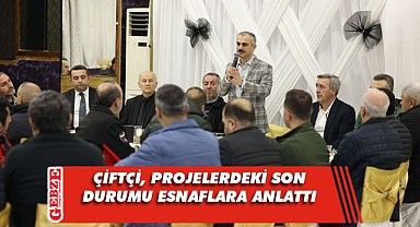Çiftçi, Çayırovalı esnaflarla bir araya geldi