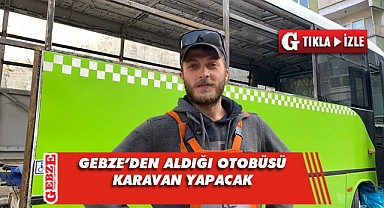 Çocukluk hayali olan karavan için gece gündüz çalışıyor