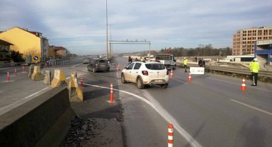 D-100 İstanbul istikameti Ankara yönüne aktarıldı!