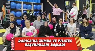 Darıca'da zumba, pilates ve aerobik kayıtları başladı