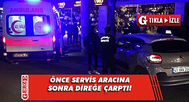 Darıca'daki korkutan kazada şoför yaralandı!