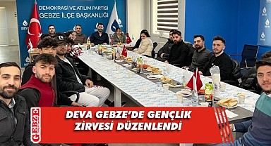DEVA Gebze heyeti gençlerle bir araya geldi