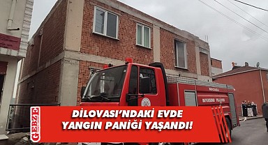 Dilovası'nda evde çıkan yangın söndürüldü