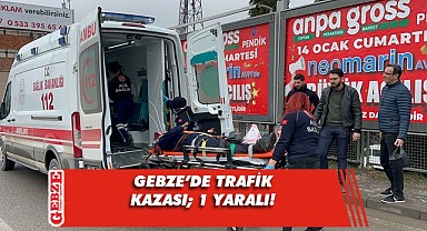 Gebze'de hafif ticari araç yayaya çarptı!