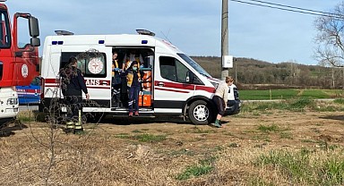 İçtiği sigaranın izmariti yüzünü ve bacağını yaktı