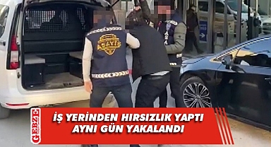 İş yeri hırsızı tutuklandı