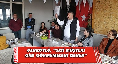 İYİ Parti heyeti, Sazlıdere sakinleriyle bir araya geldi