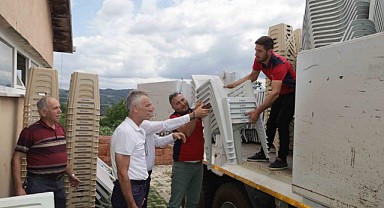 Kırsal mahallere masa ve sandalye desteği