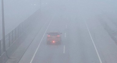 Kocaeli'de sabah saatlerinde yoğun sis