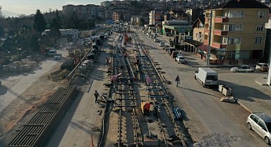Kuruçeşme tramvay hattında çalışmalar sürüyor