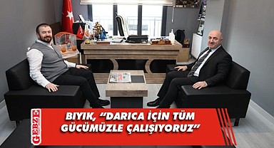 Muzaffer Bıyık'tan gazetemize 20. yaş ziyareti