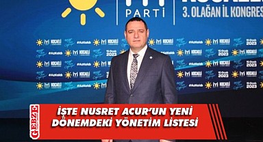 Nusret Acur'un listesi netlik kazandı
