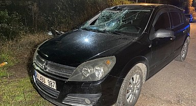 Otomobilin çarptığı yaya ağır yaralandı