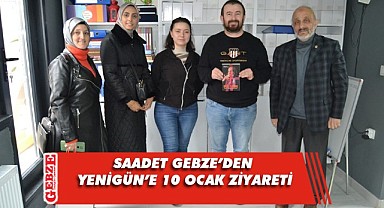 Saadet Gebze heyeti, Yenigün'ü ziyaret etti