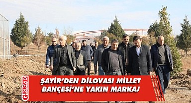 Şayir, Millet Bahçesi çalışmalarını yerinde inceledi 
